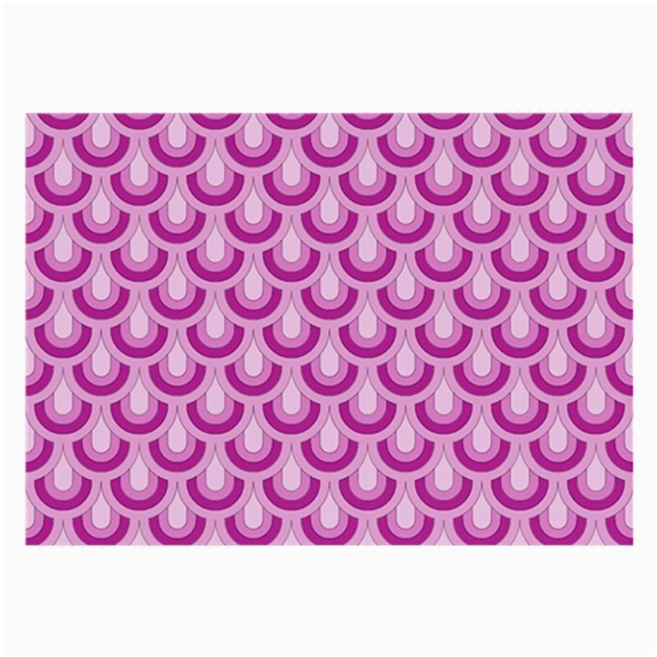 Awesome Retro Pattern Lilac Large Glasses Cloth (2-Side)