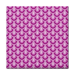 Awesome Retro Pattern Lilac Face Towel