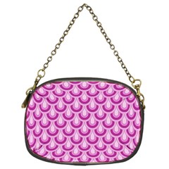 Awesome Retro Pattern Lilac Chain Purses (two Sides) 