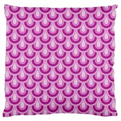 Awesome Retro Pattern Lilac Large Cushion Cases (one Side) 