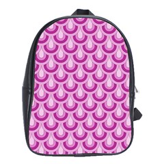 Awesome Retro Pattern Lilac School Bags (xl) 