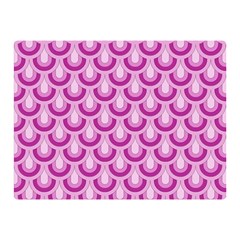 Awesome Retro Pattern Lilac Double Sided Flano Blanket (mini) 