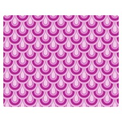 Awesome Retro Pattern Lilac Double Sided Flano Blanket (medium) 