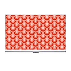 Awesome Retro Pattern Red Business Card Holders