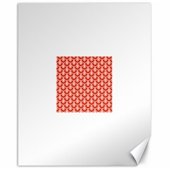 Awesome Retro Pattern Red Canvas 16  X 20  