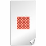 Awesome Retro Pattern Red Canvas 40  x 72   39.28 x69.23  Canvas - 1