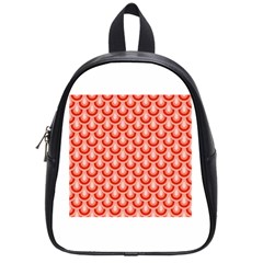 Awesome Retro Pattern Red School Bags (small) 