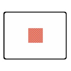 Awesome Retro Pattern Red Fleece Blanket (small)