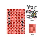 Awesome Retro Pattern Red Playing Cards 54 (Mini)  Front - Joker1