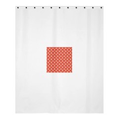 Awesome Retro Pattern Red Shower Curtain 60  X 72  (medium)  by ImpressiveMoments