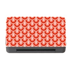 Awesome Retro Pattern Red Memory Card Reader With Cf