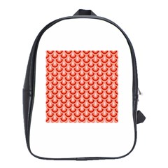 Awesome Retro Pattern Red School Bags (xl) 