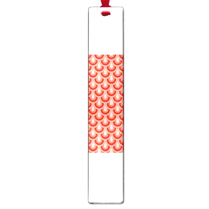 Awesome Retro Pattern Red Large Book Marks