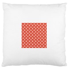 Awesome Retro Pattern Red Standard Flano Cushion Cases (one Side) 