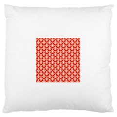 Awesome Retro Pattern Red Large Flano Cushion Cases (one Side) 