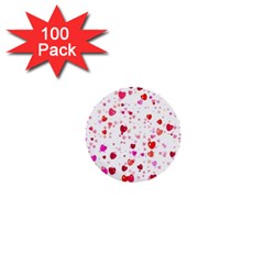 Heart 2014 0601 1  Mini Buttons (100 Pack) 