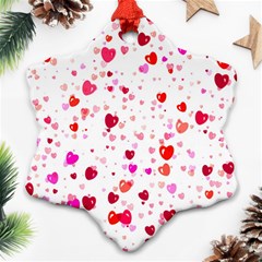 Heart 2014 0601 Snowflake Ornament (2-side)