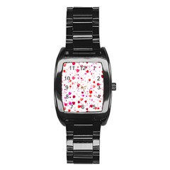 Heart 2014 0601 Stainless Steel Barrel Watch