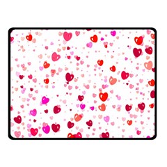 Heart 2014 0601 Double Sided Fleece Blanket (small) 