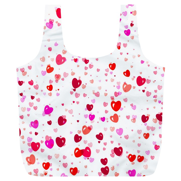 Heart 2014 0601 Full Print Recycle Bags (L) 