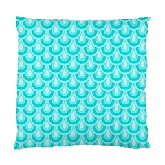 Awesome Retro Pattern Turquoise Standard Cushion Case (one Side) 