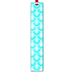 Awesome Retro Pattern Turquoise Large Book Marks