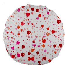 Heart 2014 0602 Large 18  Premium Round Cushions