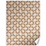 Retro Mirror Pattern Brown Canvas 36  x 48   35.26 x46.15  Canvas - 1