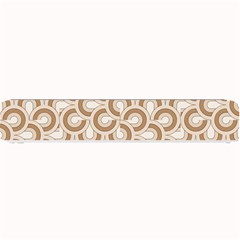 Retro Mirror Pattern Brown Small Bar Mats