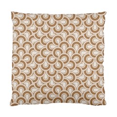 Retro Mirror Pattern Brown Standard Cushion Case (one Side) 