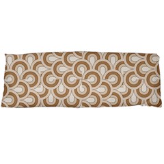 Retro Mirror Pattern Brown Body Pillow Cases (dakimakura) 