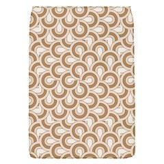 Retro Mirror Pattern Brown Flap Covers (s) 