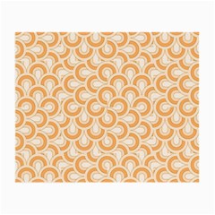 Retro Mirror Pattern Peach Small Glasses Cloth (2-side)