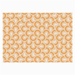 Retro Mirror Pattern Peach Large Glasses Cloth