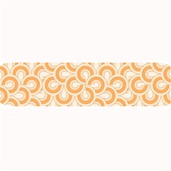 Retro Mirror Pattern Peach Large Bar Mats