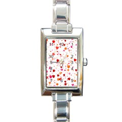 Heart 2014 0603 Rectangle Italian Charm Watches