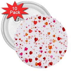 Heart 2014 0603 3  Buttons (10 Pack) 