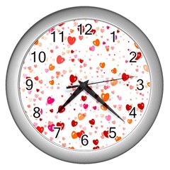 Heart 2014 0603 Wall Clocks (silver) 