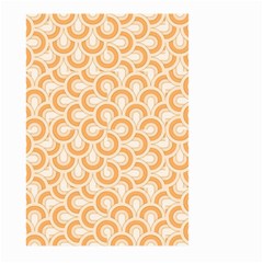 Retro Mirror Pattern Peach Large Garden Flag (two Sides)