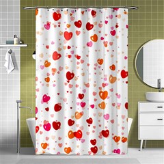 Heart 2014 0603 Shower Curtain 48  X 72  (small) 