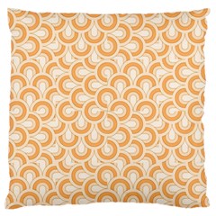 Retro Mirror Pattern Peach Standard Flano Cushion Cases (two Sides) 