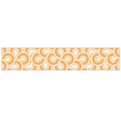 Retro Mirror Pattern Peach Flano Scarf (large) 