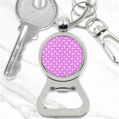 Retro Mirror Pattern Pink Bottle Opener Key Chains