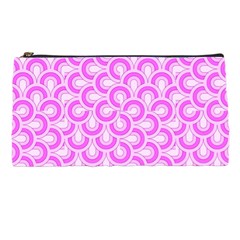 Retro Mirror Pattern Pink Pencil Cases