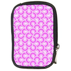 Retro Mirror Pattern Pink Compact Camera Cases