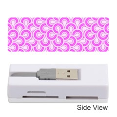 Retro Mirror Pattern Pink Memory Card Reader (stick) 