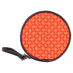 Retro Mirror Pattern Red Classic 20-cd Wallets