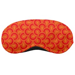 Retro Mirror Pattern Red Sleeping Masks by ImpressiveMoments