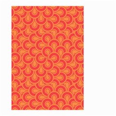 Retro Mirror Pattern Red Small Garden Flag (two Sides)