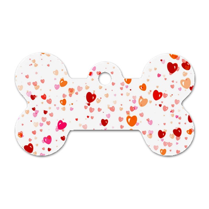 Heart 2014 0603 Dog Tag Bone (One Side)